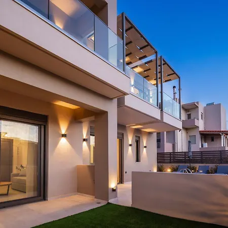 Villa New Modern With Private Pools And Walking Distance To Pánormos