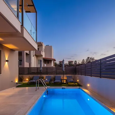 Villa New Modern With Private Pools And Walking Distance To Pánormos