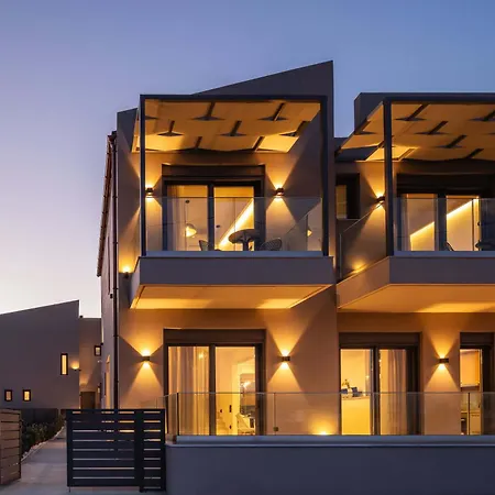 New Modern With Private Pools And Walking Distance To * Pánormos