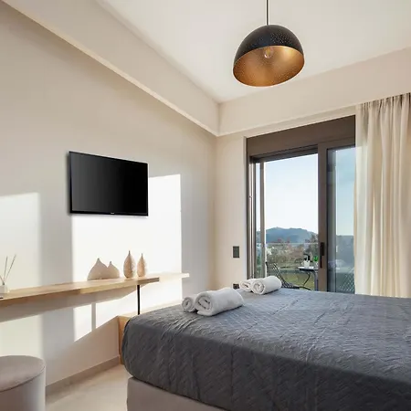 New Modern With Private Pools And Walking Distance To * Pánormos